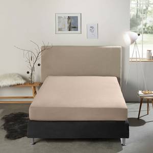 Boxspring-Spannbettlaken 200985 Beige - 140-160 x 200 cm