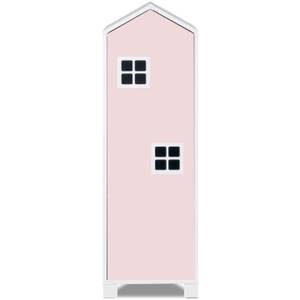 Kinderkleiderschrank MIRUM Pink - Rosé - Weiß