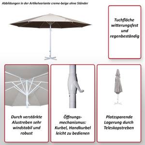 Sonnenschirm Meran II, Ø 5m Anthrazit