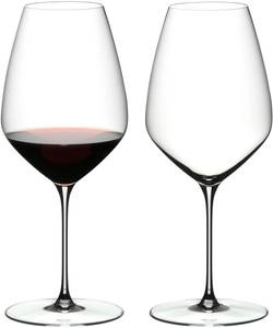 Syrah Shiraz Weingläser Veloce 2er Set Glas - 11 x 25 x 11 cm