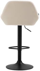 Tabouret de bar Braga Lot de 2 Crème