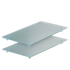 Glasschneideplatten-Set 2-tlg Glas - 30 x 3 x 52 cm