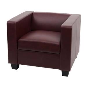 fauteuil lounge Lille Brun rouge