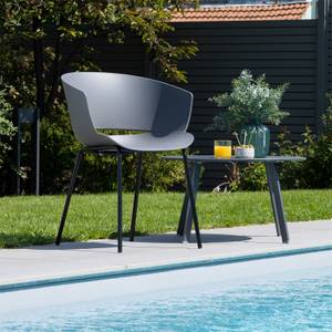 Chaise de jardin NIVEL (Lot de 4) Gris