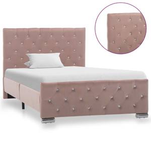 Bettgestell 3001902 Pink - Silber - Breite: 106 cm