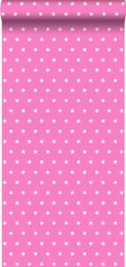 Tapete Sterne 6873 Pink - Naturfaser - Textil - 53 x 1005 x 1005 cm