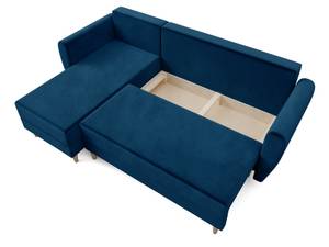 Ecksofa PALER Blau - Ecke davorstehend links