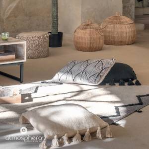 Kissen GYSPY Beige - Textil - 18 x 50 x 50 cm