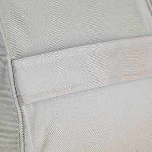 Aufblasbarer Hocker in Creme Weiß - Metall - Kunststoff - Textil - 56 x 26 x 56 cm