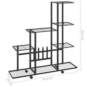 Blumenständer 3006847 Schwarz - Höhe: 92 cm