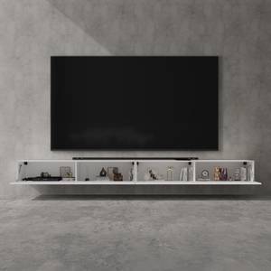 TV Lowboard Fernsehschrank02 Weiß - Tiefe: 320 cm