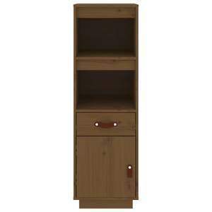 Highboard DE4273 Massivholz - 40 x 109 x 34 cm