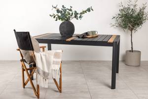 Table à manger Togo Noir - 90 x 150 cm