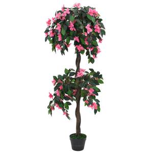 Plante décorative 245951 Vert - Rose foncé - Matière plastique - 1 x 155 x 1 cm