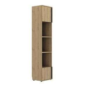 Colonne pont  2 portes 3 niches L50 Marron - Bois manufacturé - 50 x 235 x 45 cm