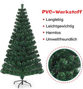 150cm Künstlicher Weihnachtsbaum Grün - Kunststoff - 81 x 150 x 81 cm