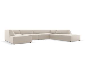 modulares U-Formsofa RUBY 7 Sitzplätze Reinweiß