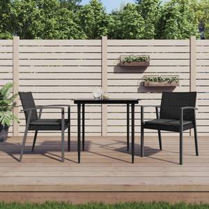 Gartenstuhl 3028936-1 (2er Set) Schwarz