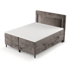 Boxspringbett Noble Taschenfederkern Braun - Breite: 180 cm