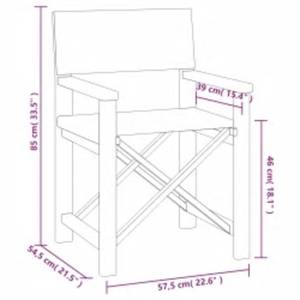 Regiestuhl (2er Set) 3143631 Grün - Massivholz - Holzart/Dekor - 57 x 85 x 54 cm