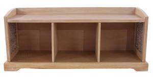 Sitzbank Bienne Beige - Holzart/Dekor - Holz teilmassiv - 112 x 46 x 37 cm