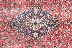 Keshan - 380x282cm Rot - Naturfaser - 282 x 1 x 380 cm