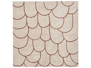 À poil court AVDAN Beige - Marron - Blanc - Fibres naturelles - 200 x 200 x 200 cm