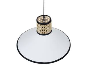 Lampe suspension MANTUA Noir - Bleu - Blanc - Textile - 40 x 188 x 40 cm