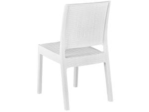 Set de salle à manger FOSSANO Blanc - Largeur : 140 cm