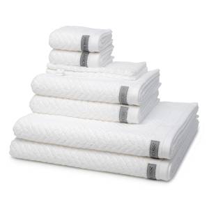 Smart set de serviettes 8 pièces Blanc