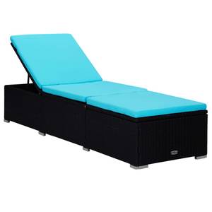 Chaise longue Bleu clair