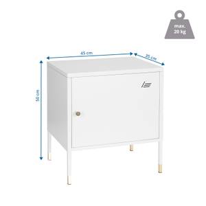 Büroschrank UMEO Weiß - Metall - 35 x 50 x 45 cm