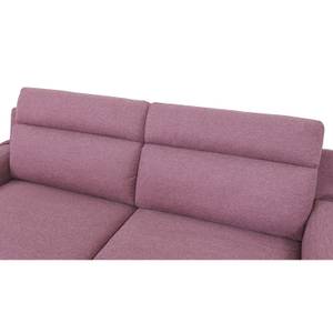 3-Sitzer Sofa Amsterdam Pink - Metall - Textil - 208 x 92 x 90 cm