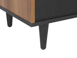 Sideboard KURO Schwarz - Braun - Holzwerkstoff - 160 x 74 x 40 cm