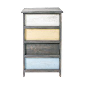 Chiffonnier RE4884 Gris - Bois massif - 29 x 72 x 40 cm