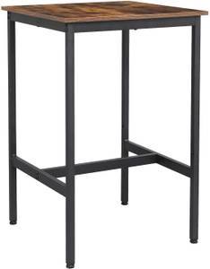 Barhocker Braun - Holzwerkstoff - Metall - 60 x 90 x 60 cm