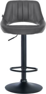 Tabouret de bar Milet Gris - Noir