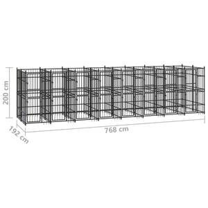 Hundehütte 3012745 Tiefe: 768 cm