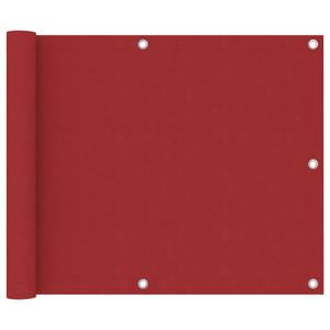 Écran de balcon 3016497-4 Rouge - Profondeur : 75 cm