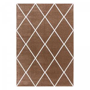 Tapis salon BENAPO 120x170 marron Marron - 120 x 170 cm