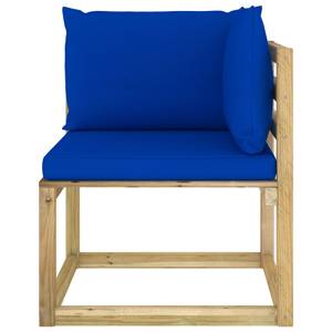 Garten Ecksofa 3016481-7 (2er Set) Blau - Holzwerkstoff - Holzart/Dekor - 64 x 70 x 64 cm