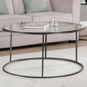 Table basse Kolari ronde noir Translucide