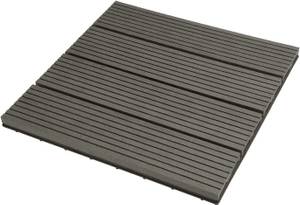 Terrassenfliesen Sylvia (22 Pcs) Grau