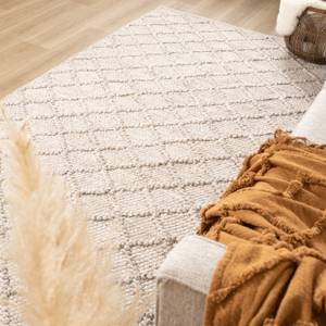 Wollteppich Knit Beige - 200 x 290 cm