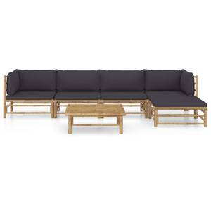 Garten-Lounge-Set (6-teilig) 3009675-14 Dunkelgrau