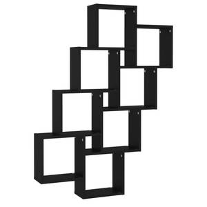 Étagère murale 3008067 Noir - Bois manufacturé - 90 x 119 x 15 cm