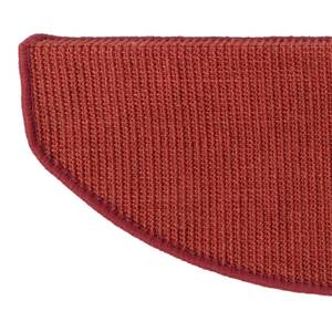 Sisal-Stufenmatte Premium Rot - 19 x 56 cm