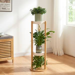 Étagère à plantes Sastamala Beige - Bambou - 31 x 80 x 31 cm