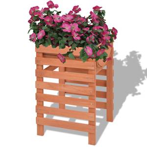 Jardinière 42348 Marron - Bois massif - Bois/Imitation - 36 x 60 x 38 cm