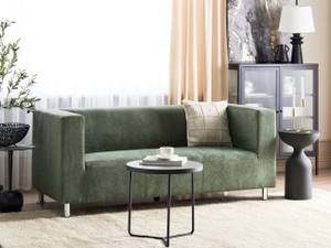 3-Sitzer Sofa FLORO Grün - Hellgrün - Silber